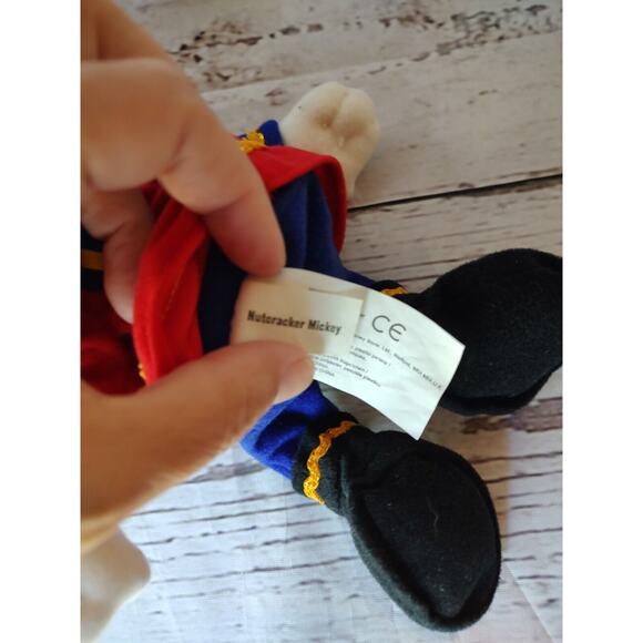 Disney MICKEY AND SUGAR PLUM MINNIE NUTCRACKER Bean Bag Plush Beanie Christmas - Picture 10 of 11